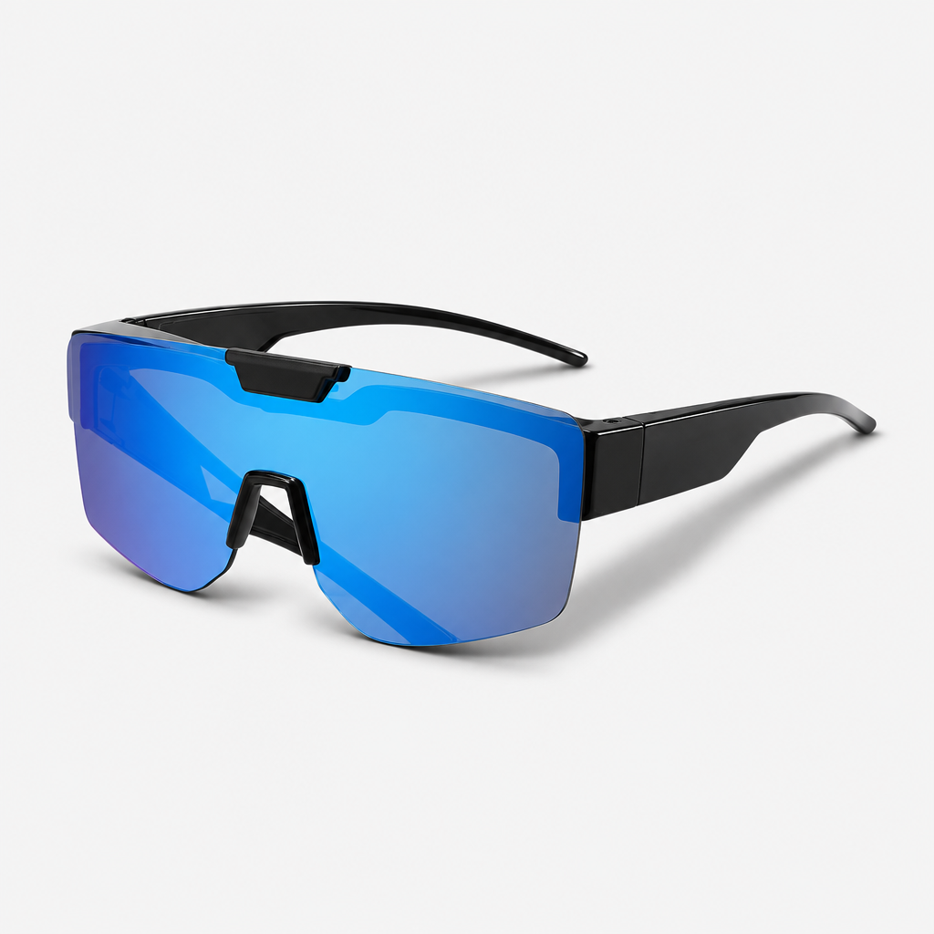 Men's Fit-Overs – Velocity Flip-Up / Black / Blue Mirror