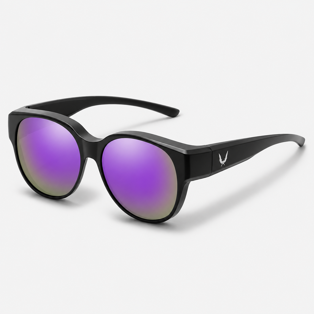 Ladies Fit-Overs – Luna / Black / Violet Mirror